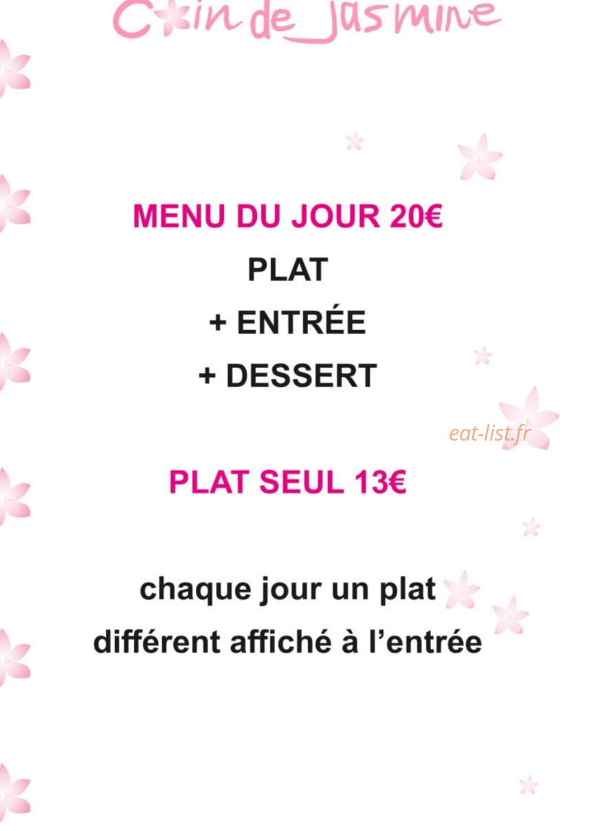Coin De Jasmine — carte page 7