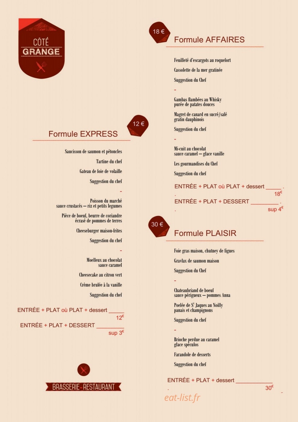 Coté grange — carte page 1