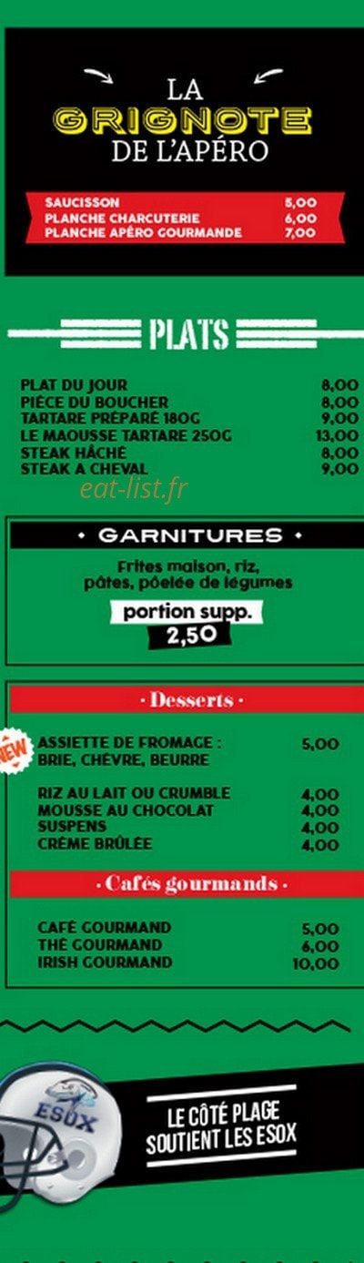 Côté Plage — carte page 3