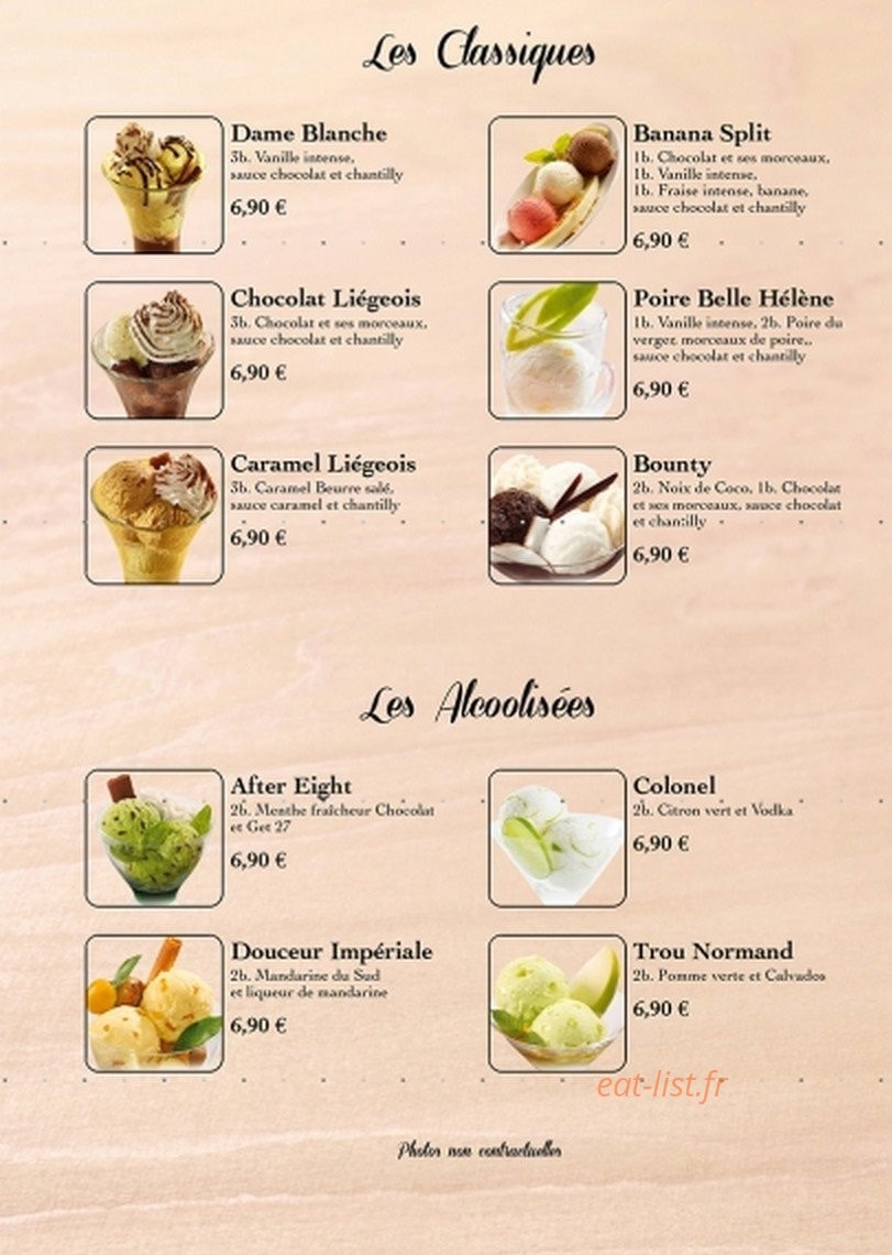 Crêperie du Bouffay — carte page 4