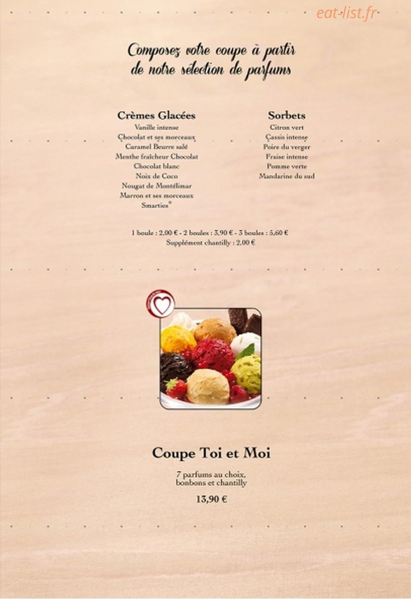 Crêperie du Bouffay — carte page 5