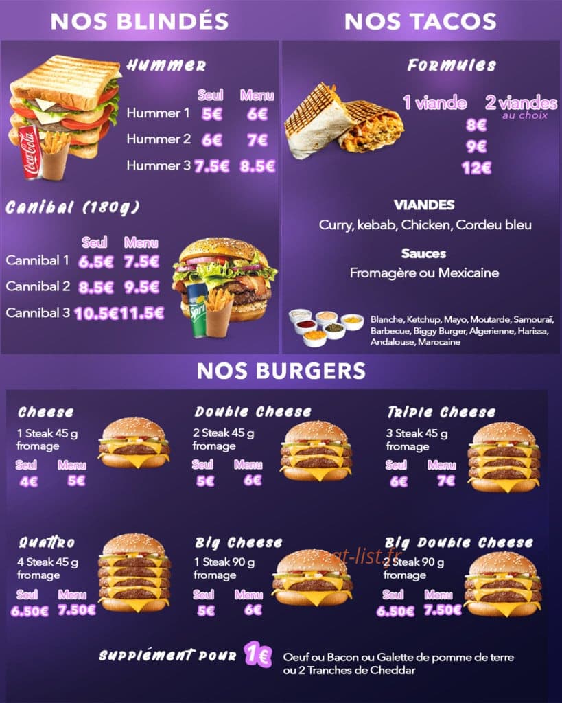 Délices de la beaujoire — carte page 2