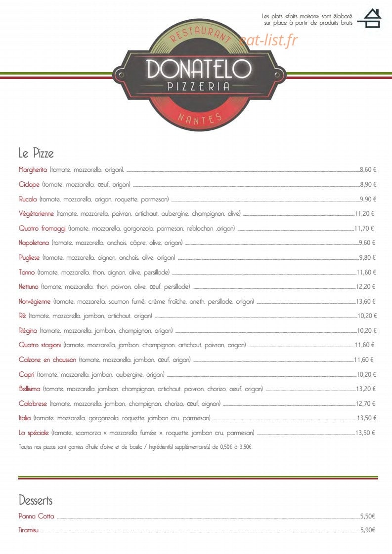 Donatelo — carte page 1