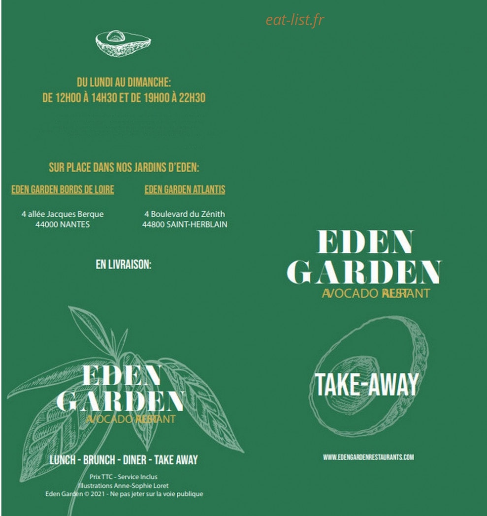 Eden Garden — carte page 1
