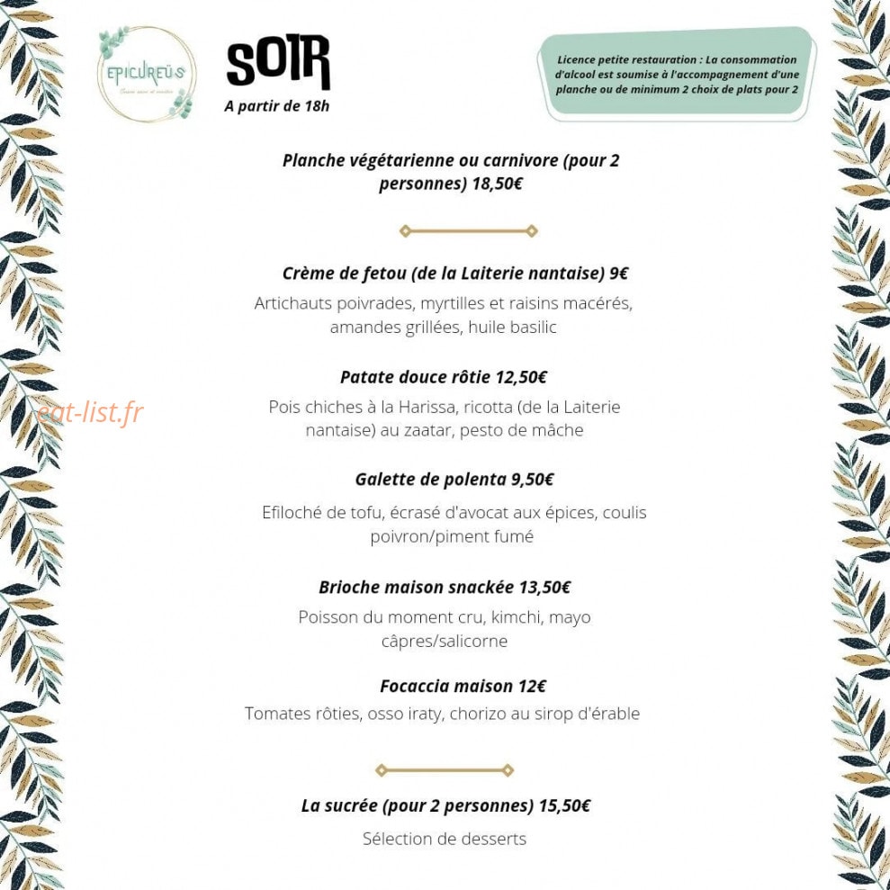 Epicureüs — carte page 1
