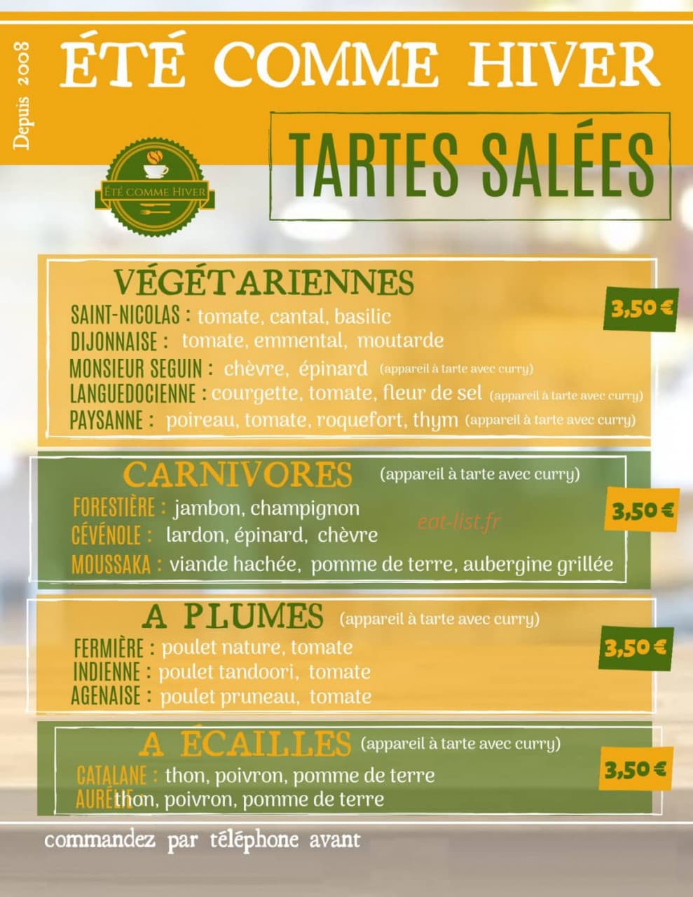 Ete Comme Hiver — carte page 1