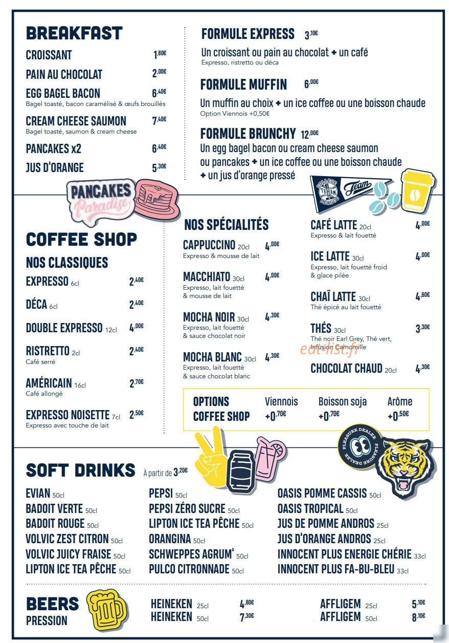 Factory & Co — carte page 4