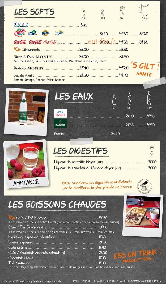 Flam's — carte page 8
