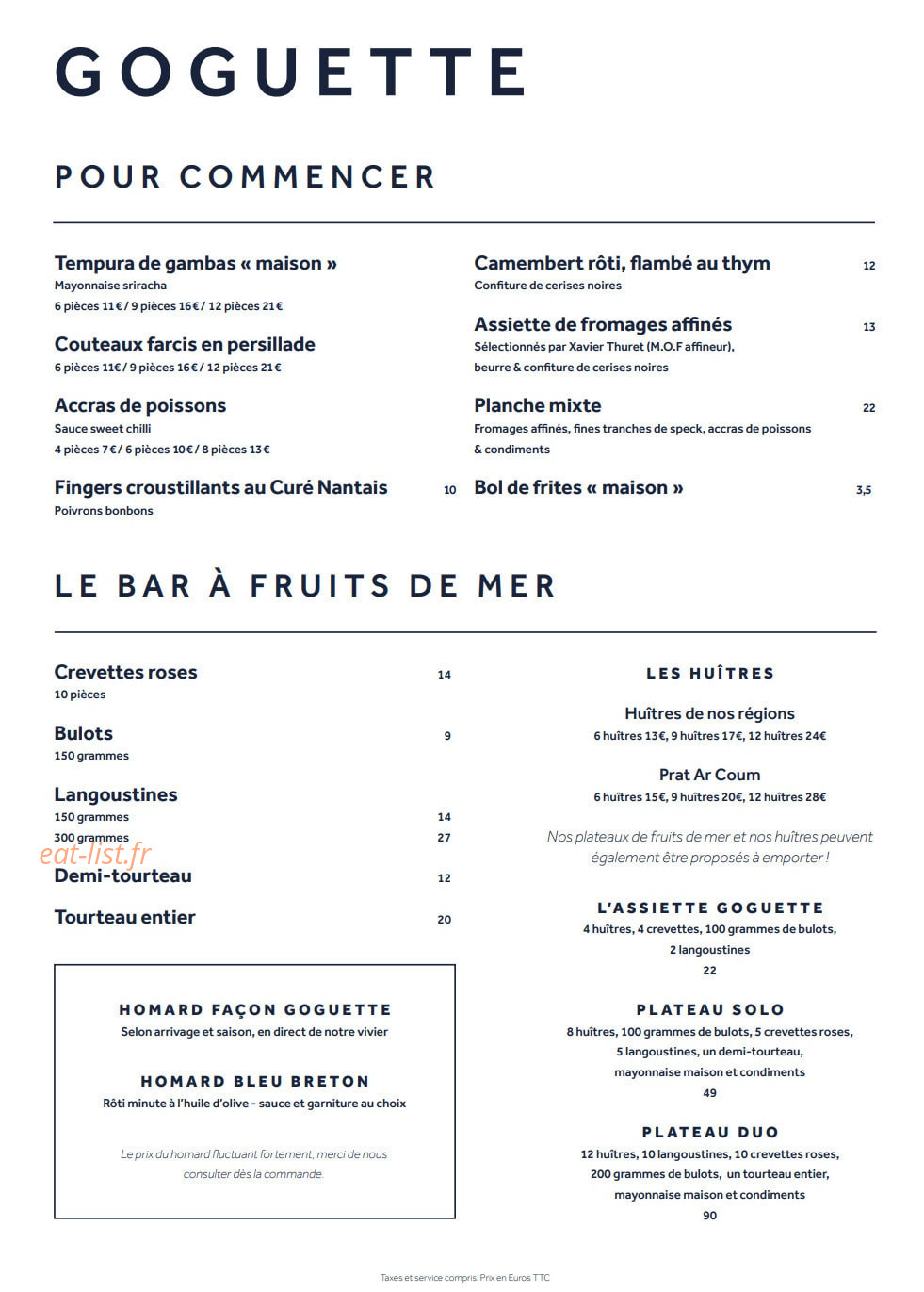 Goguette — carte page 2