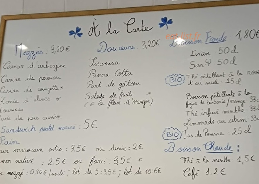 Graine de saveurs — carte page 1