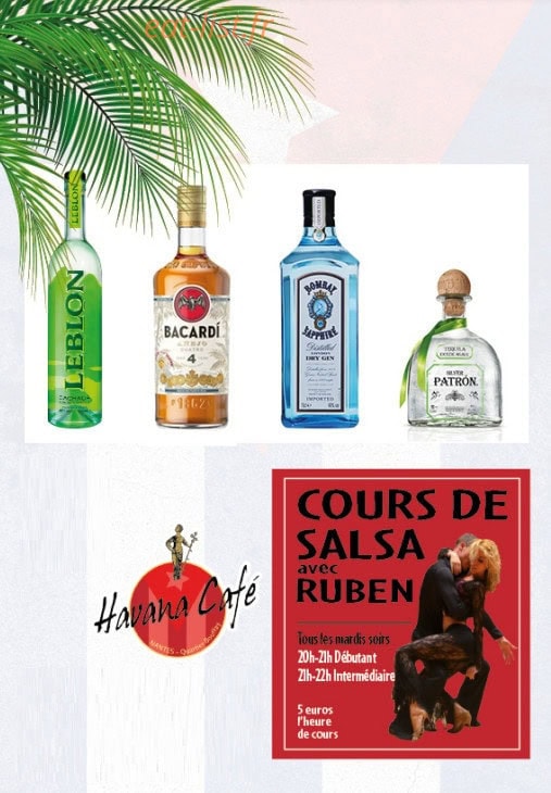 Havana Café — carte page 1