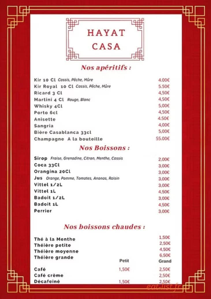 Hayat Casa — carte page 6
