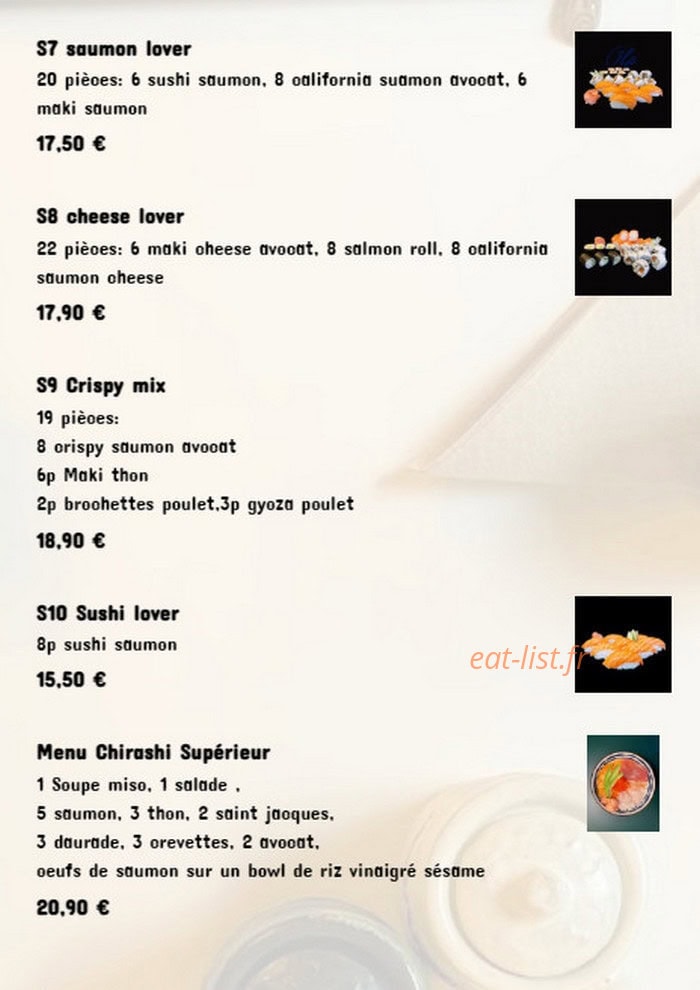 île de sushi — carte page 4