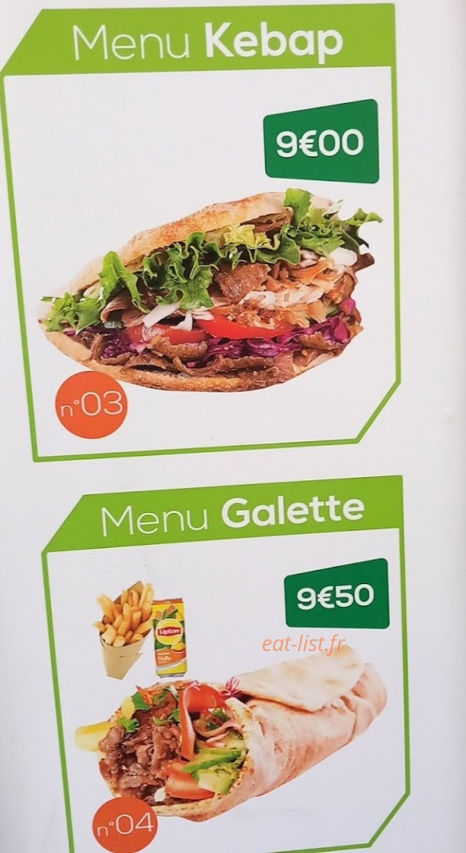 Istanbul Kebap — carte page 1
