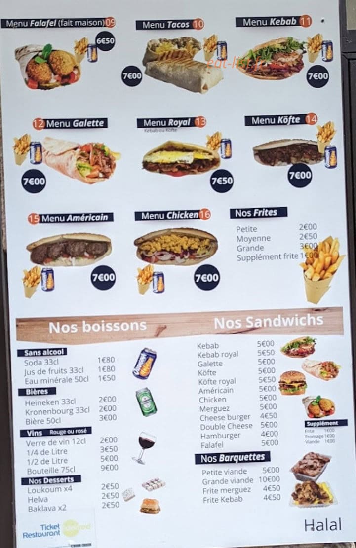 Istanbul Kebap — carte page 2