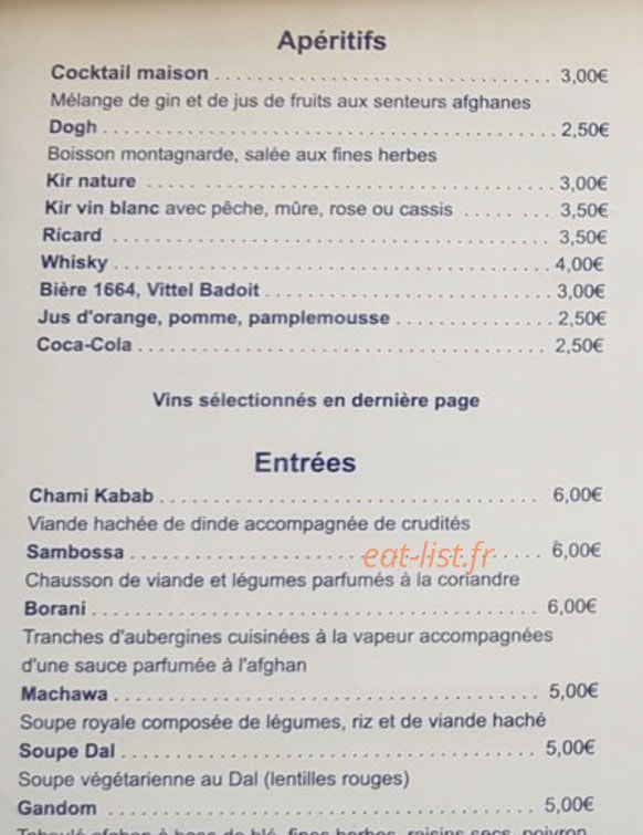 Kaboul — carte page 1