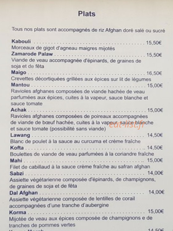 Kaboul — carte page 2