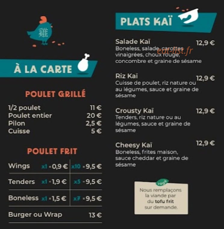 Kaï — carte page 2