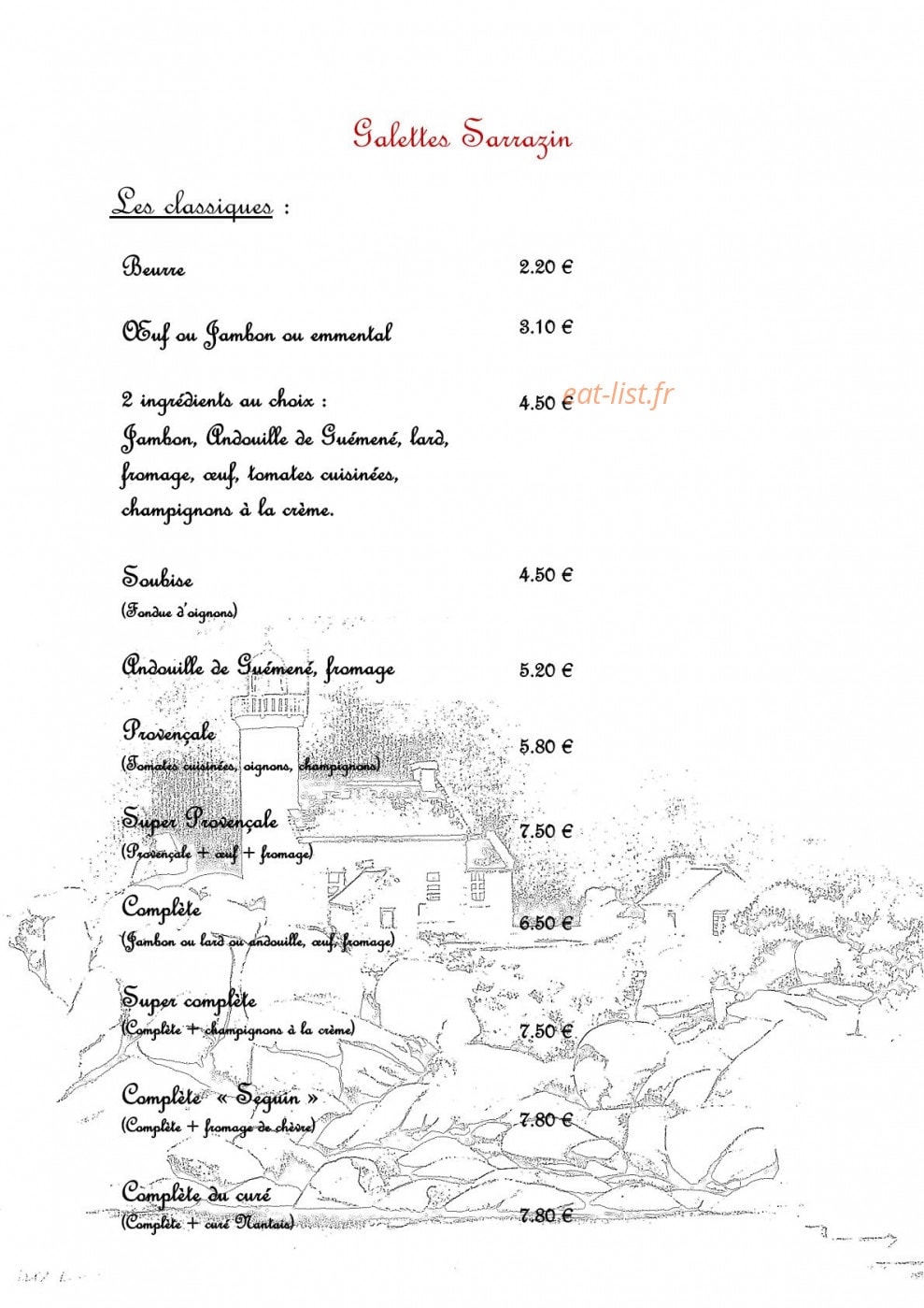 Ker Louisette — carte page 2