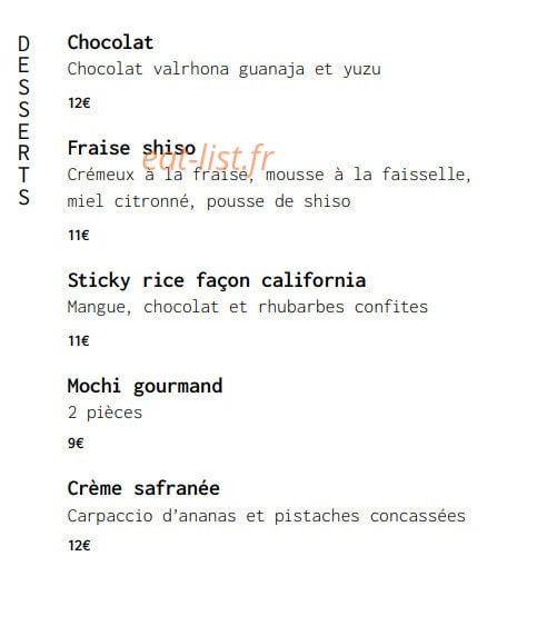 Kuchi — carte page 5