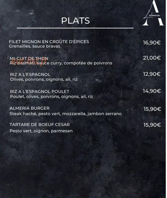 L’Almeria — carte page 2