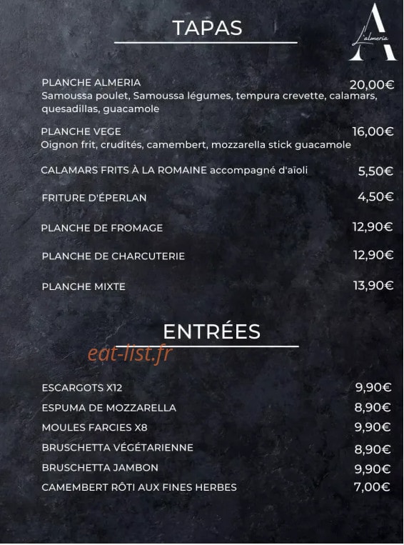L’Almeria — carte page 1