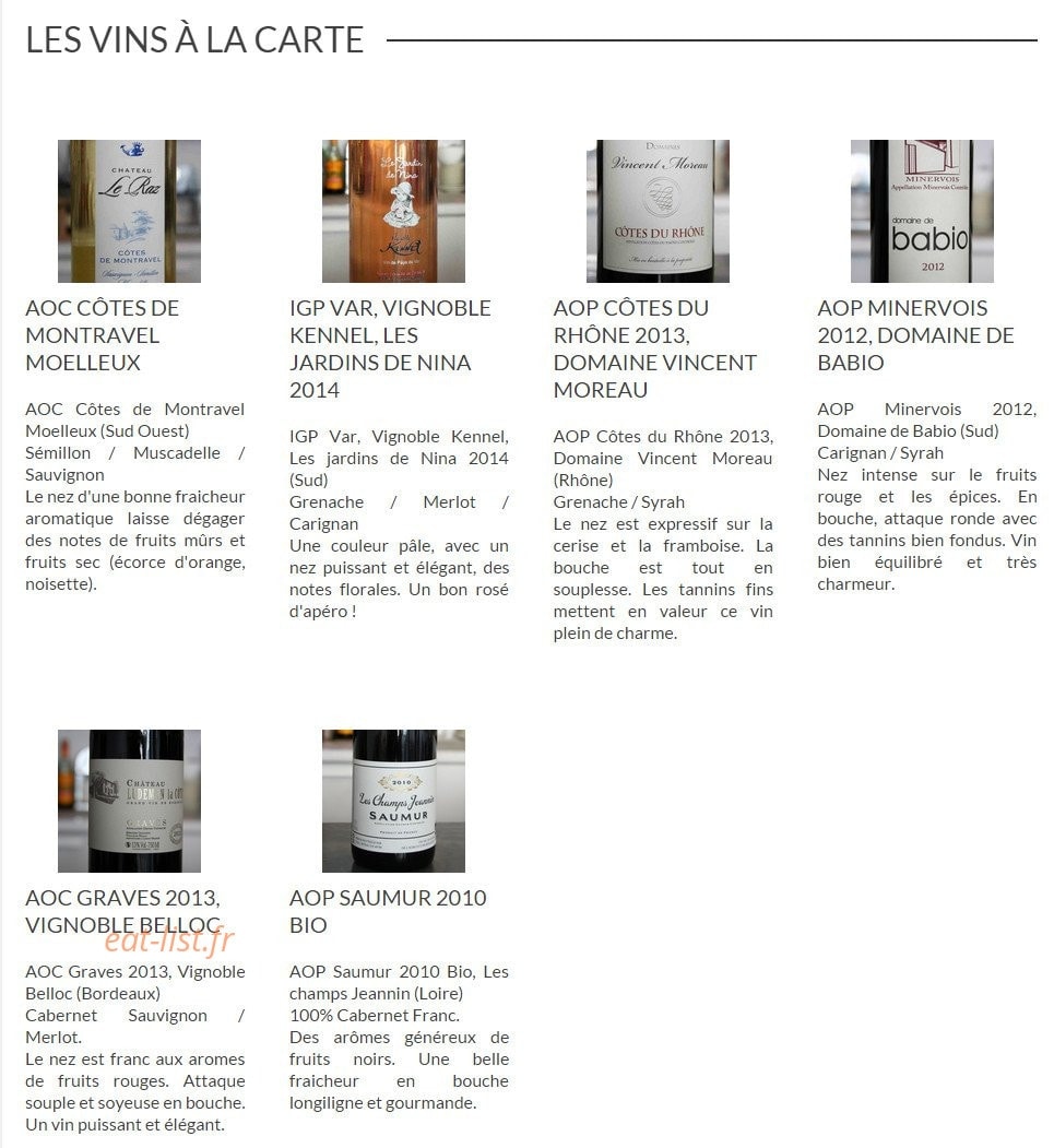 L'Antidote — carte page 2