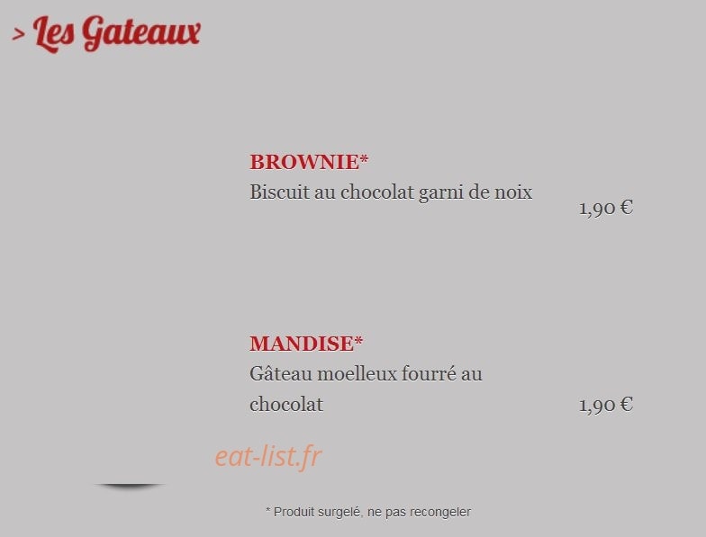L'Appel à Pizza — carte page 12
