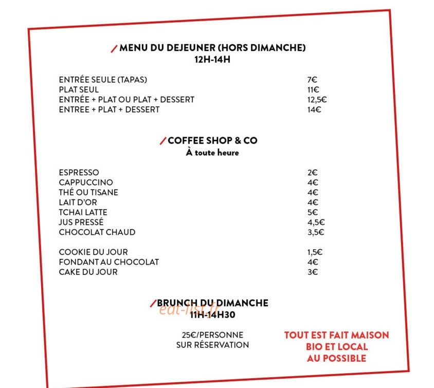 L'Artichaut — carte page 1