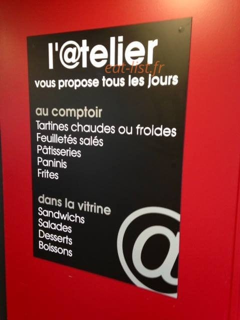 L'atelier U Express — carte page 1