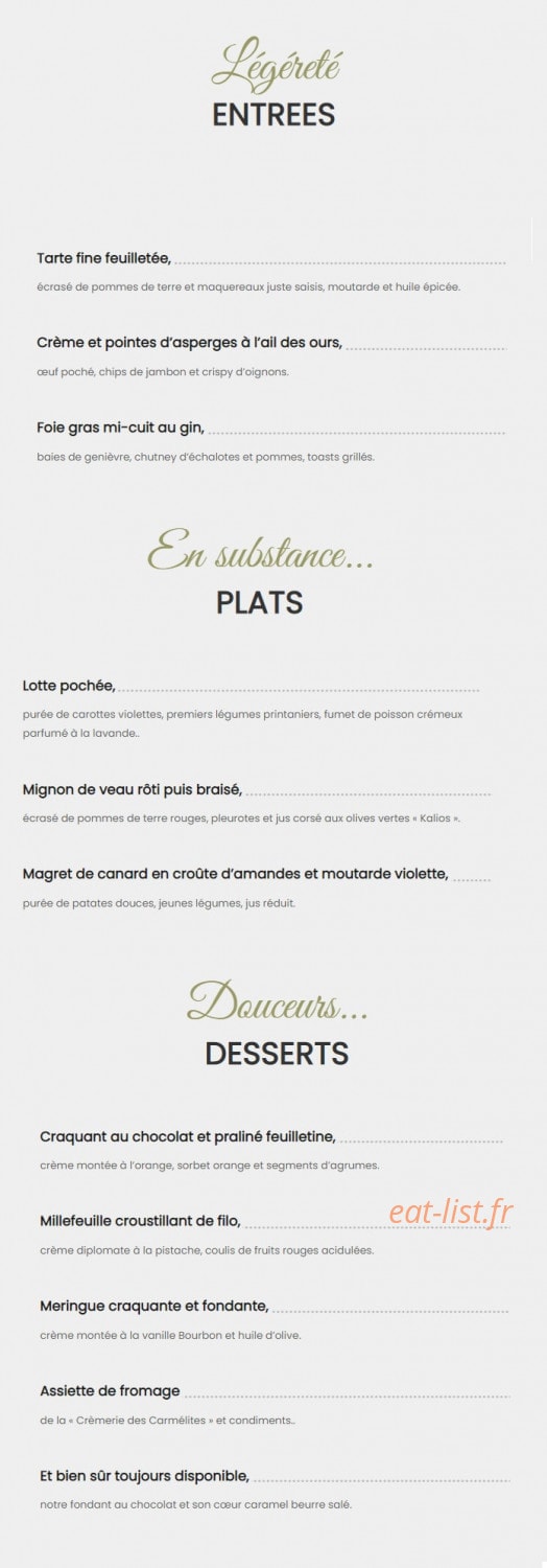 L'Instant — carte page 2