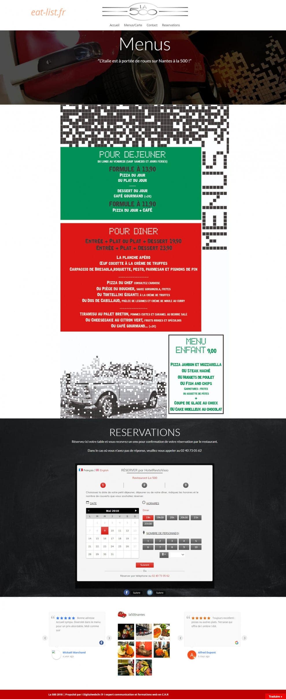 La 500 — carte page 1