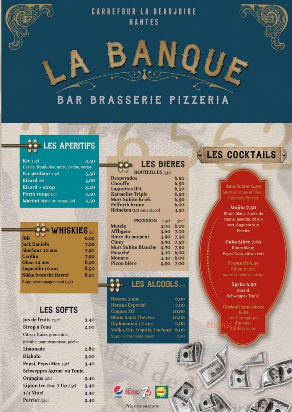 La Banque — carte page 3