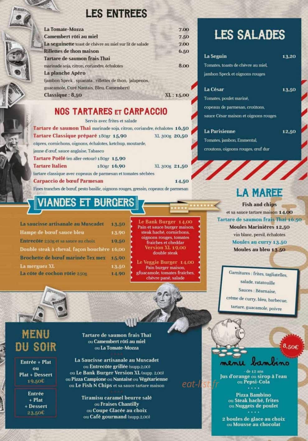 La Banque — carte page 1