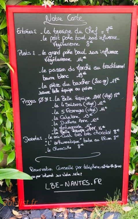 La Belle Equipe — carte page 1