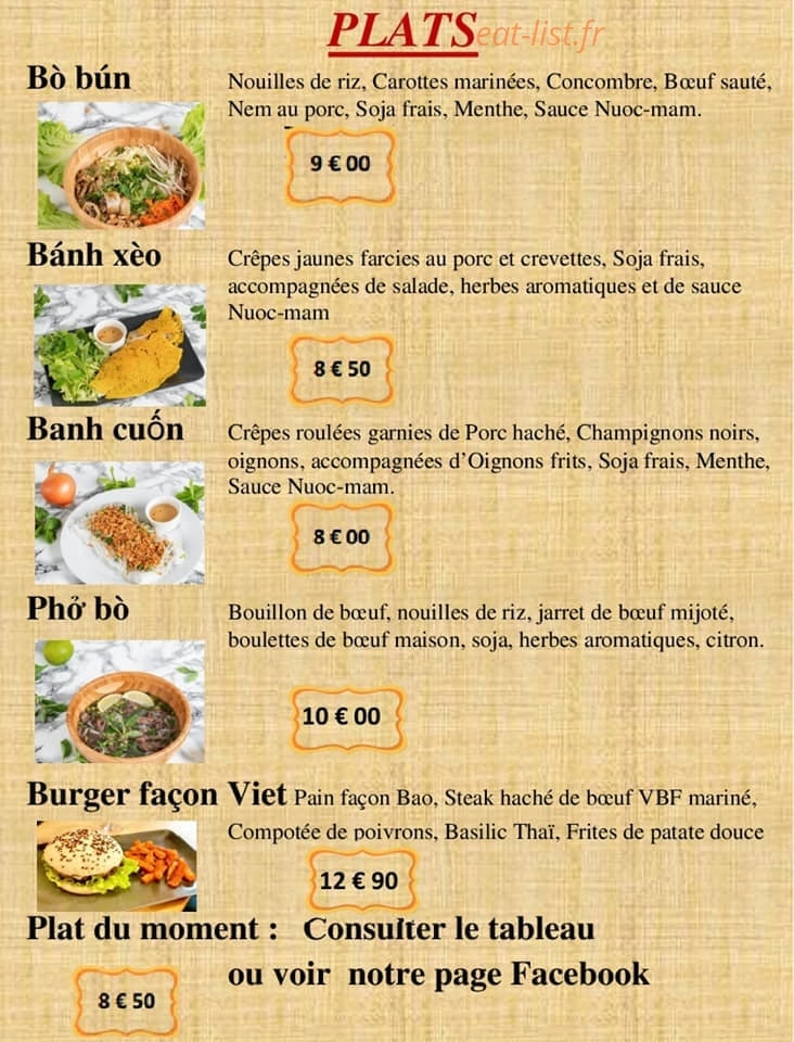 La Căn tin Việt — carte page 2