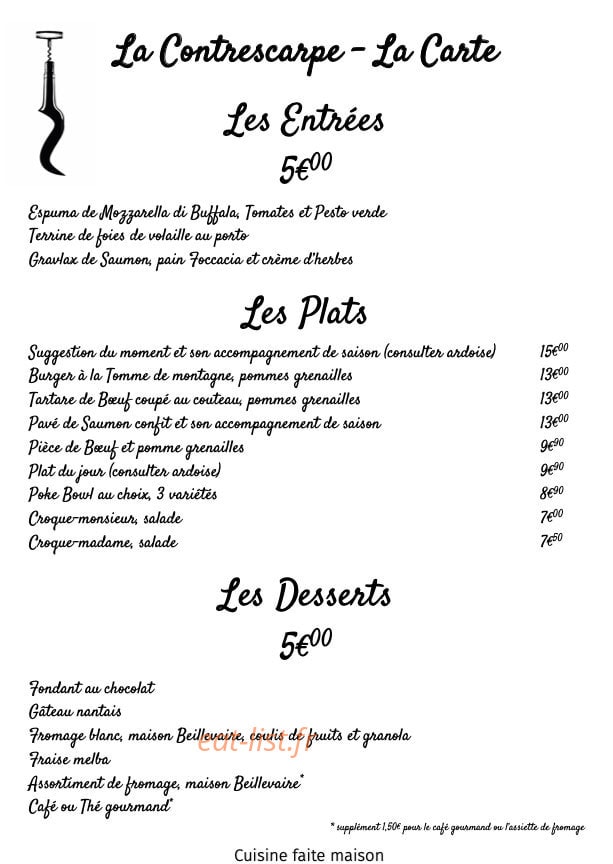 La Contrescarpe — carte page 1