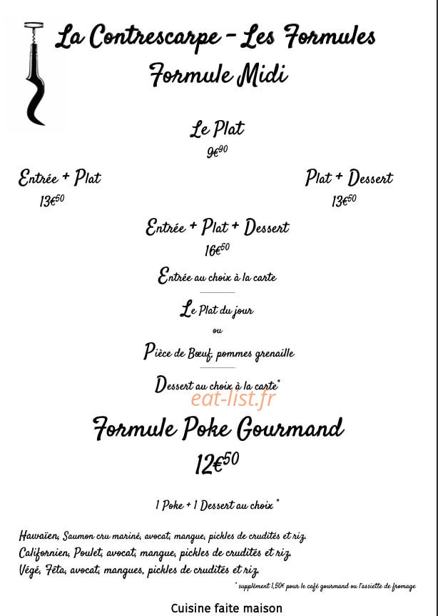 La Contrescarpe — carte page 2