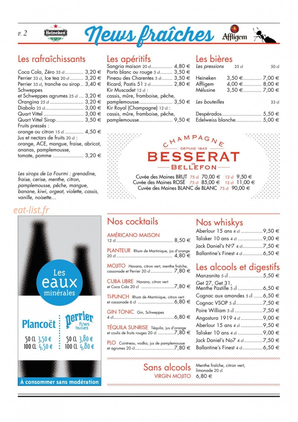 La Fourmi — carte page 2