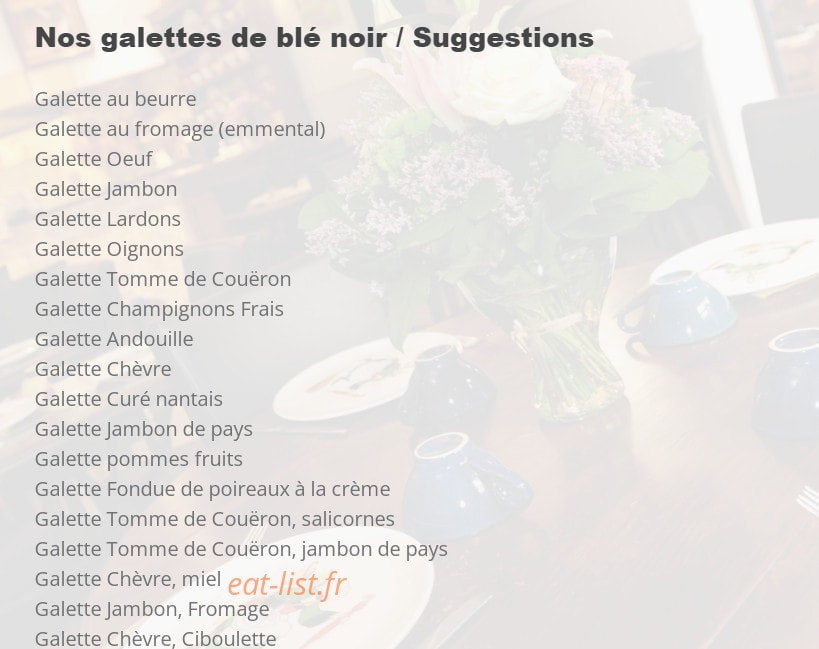 La Gavotte — carte page 4