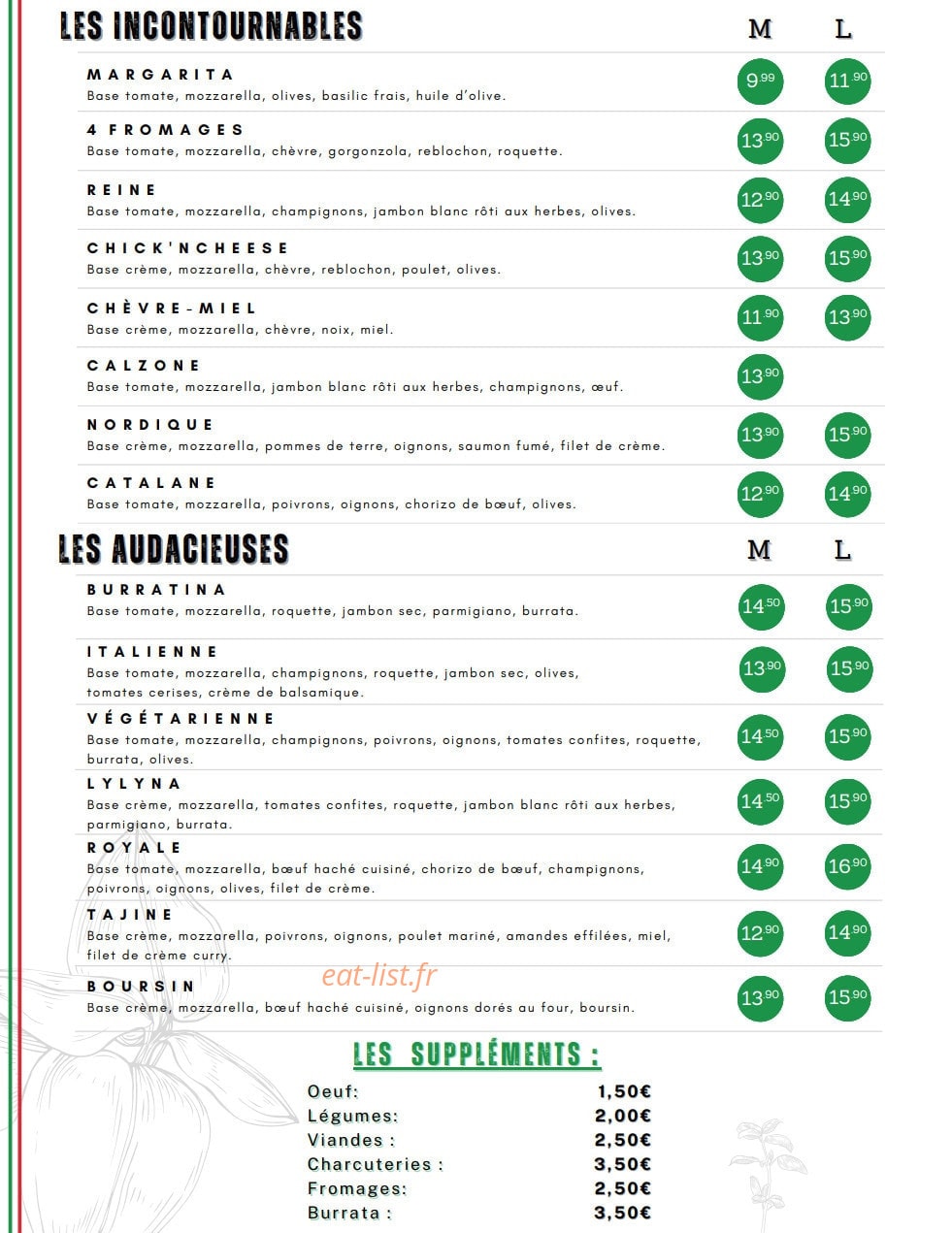La Genova — carte page 1