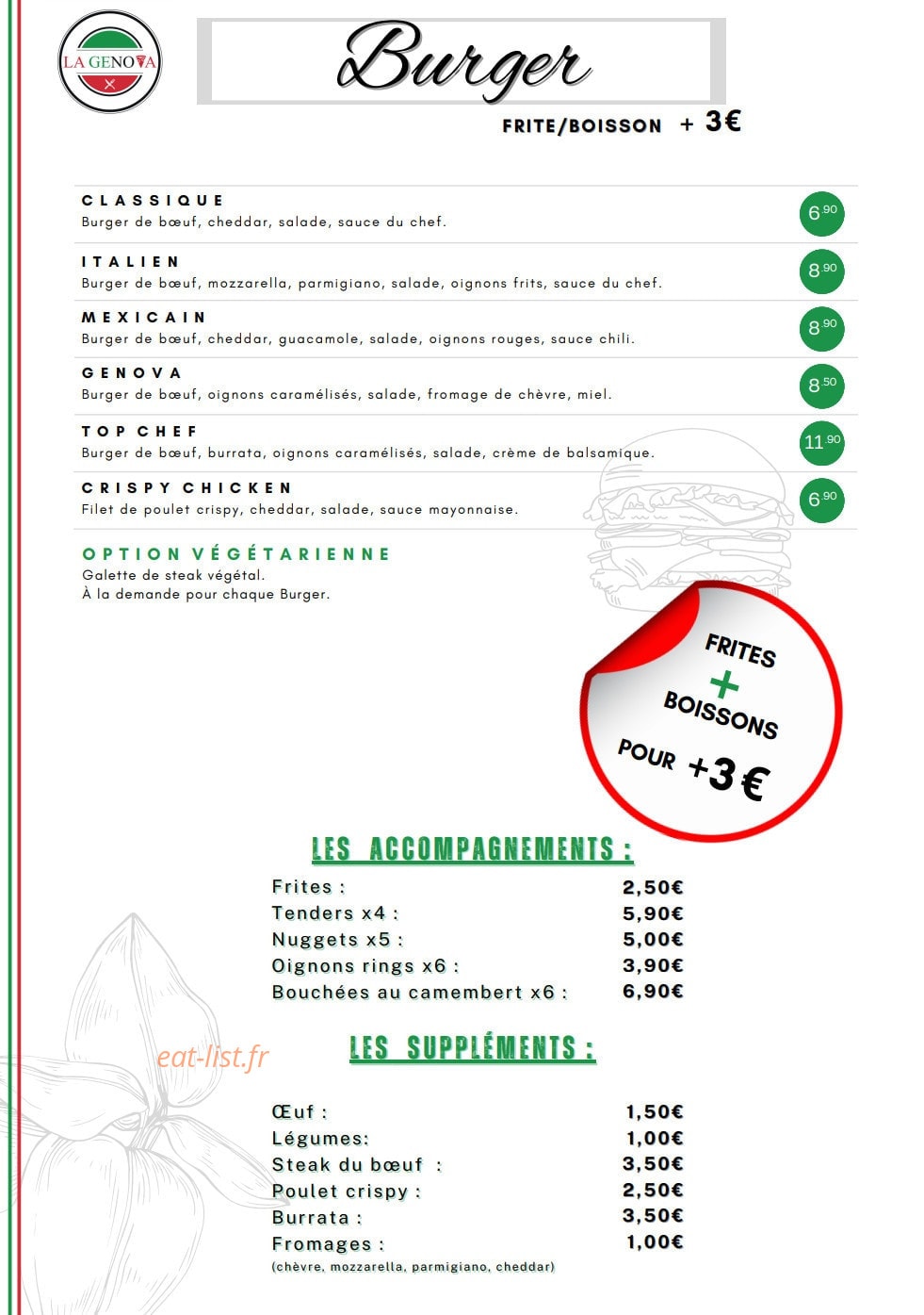 La Genova — carte page 2