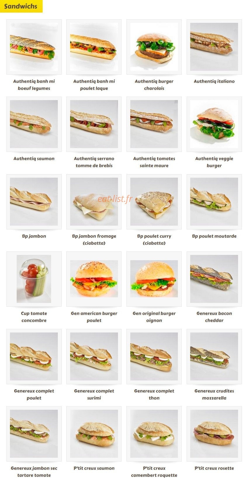 La mie caline — carte page 6