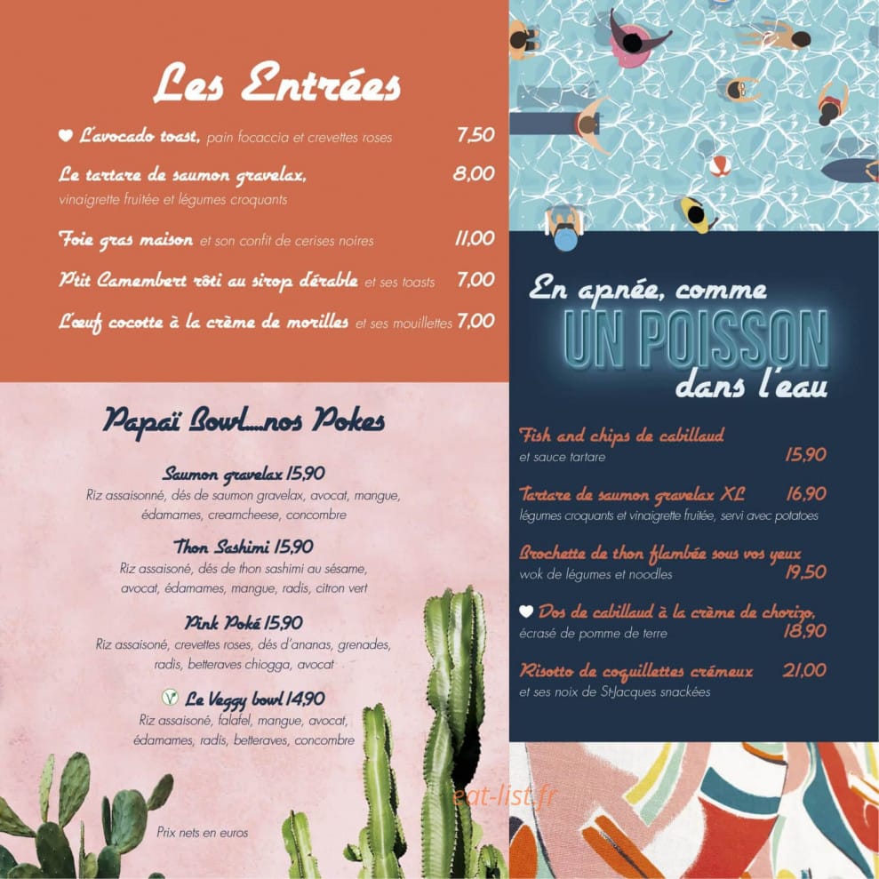La Piscine — carte page 2