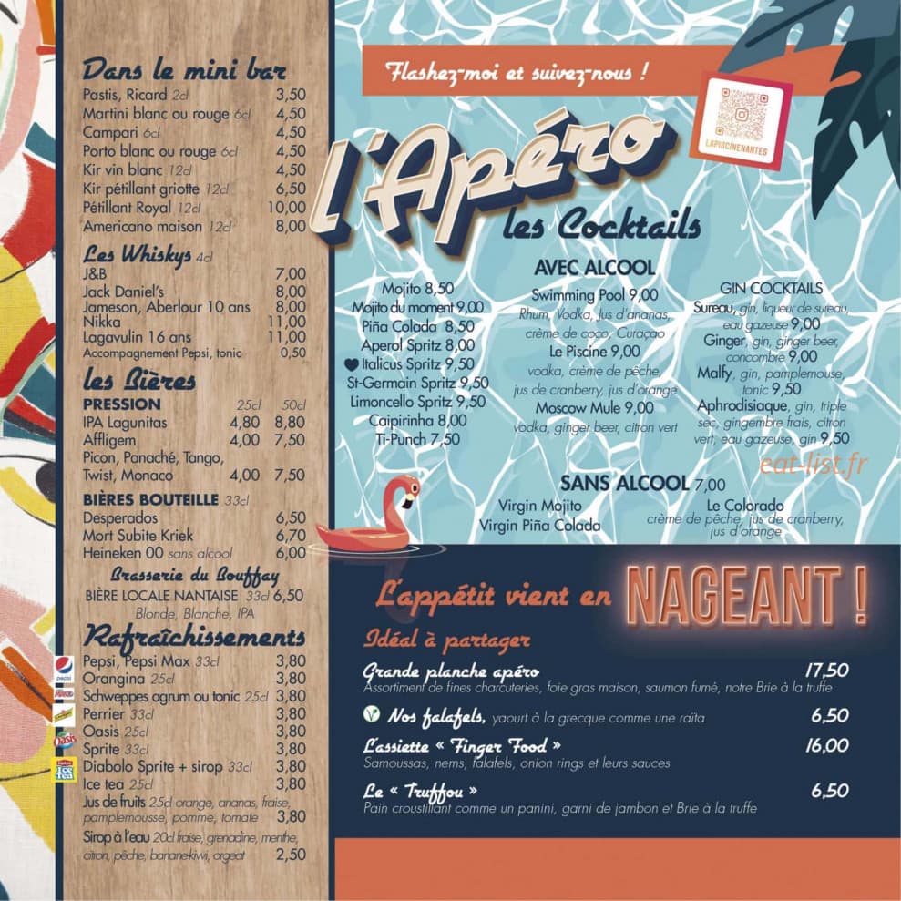 La Piscine — carte page 1