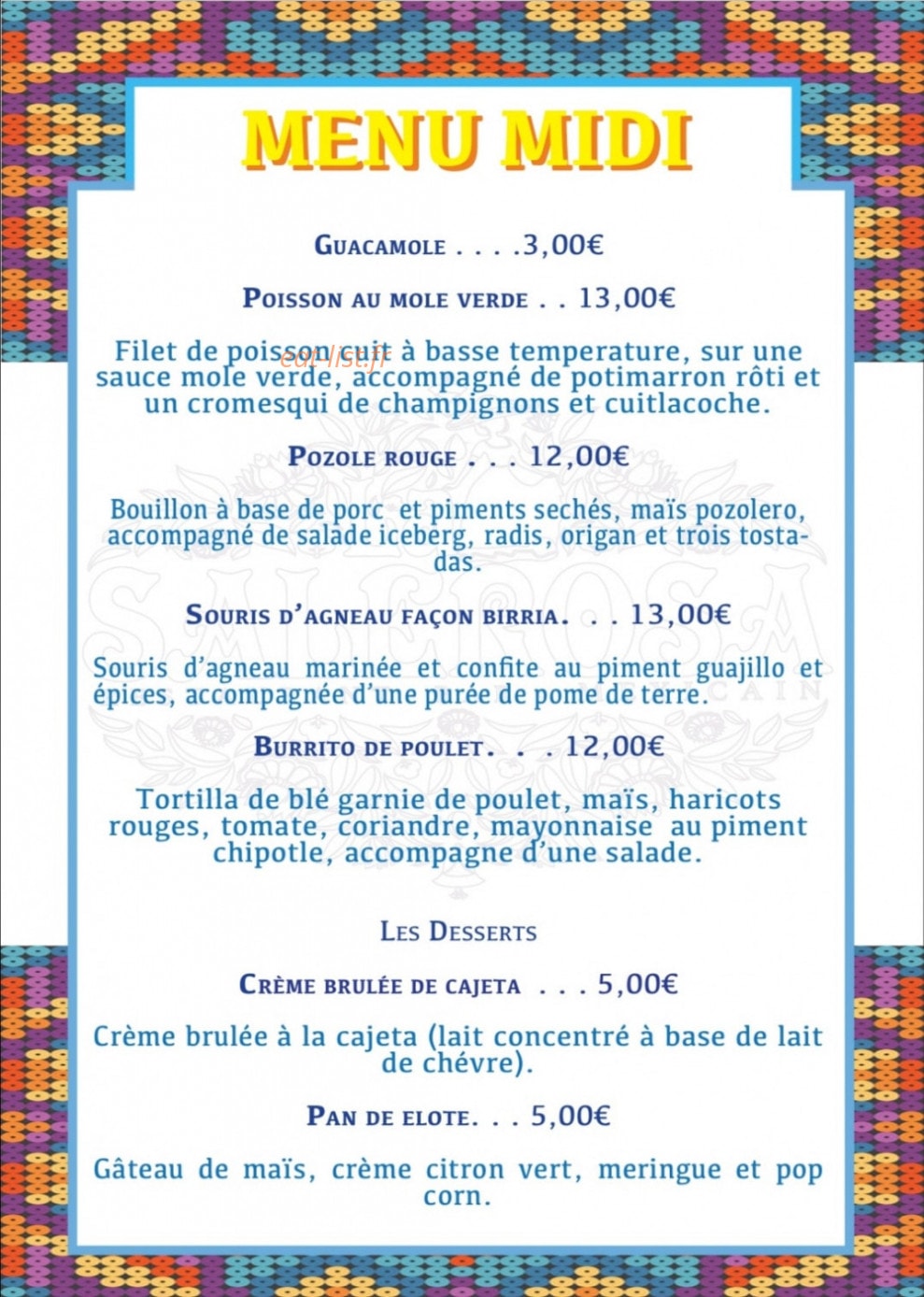 La Salerosa — carte page 1