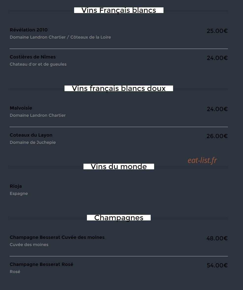 La Souris d'Agneau — carte page 5