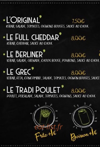 Le berliner — carte page 1