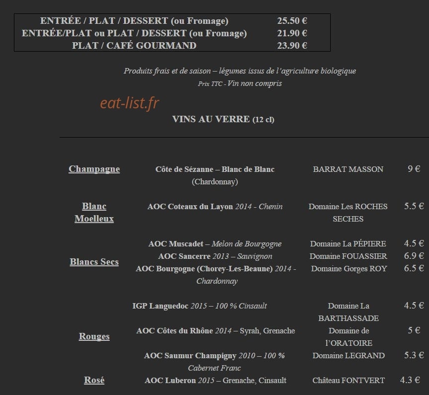 Le Canclaux — carte page 1