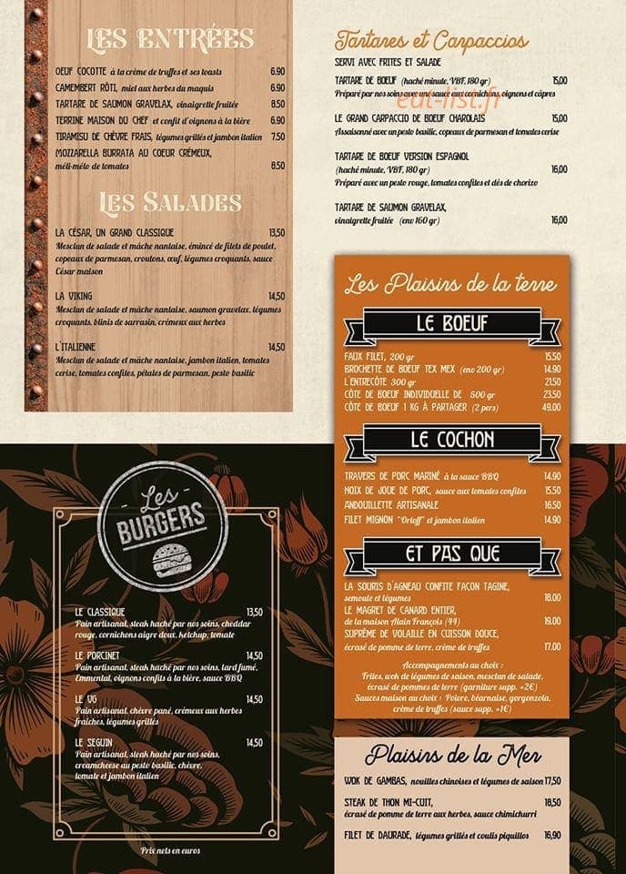 Le cochon qui fume — carte page 3